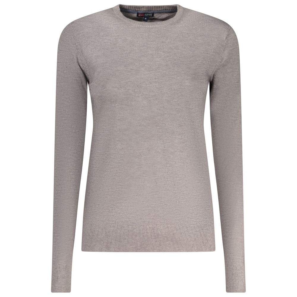 T-shirt femme Grigio Viscosa Norway 1963