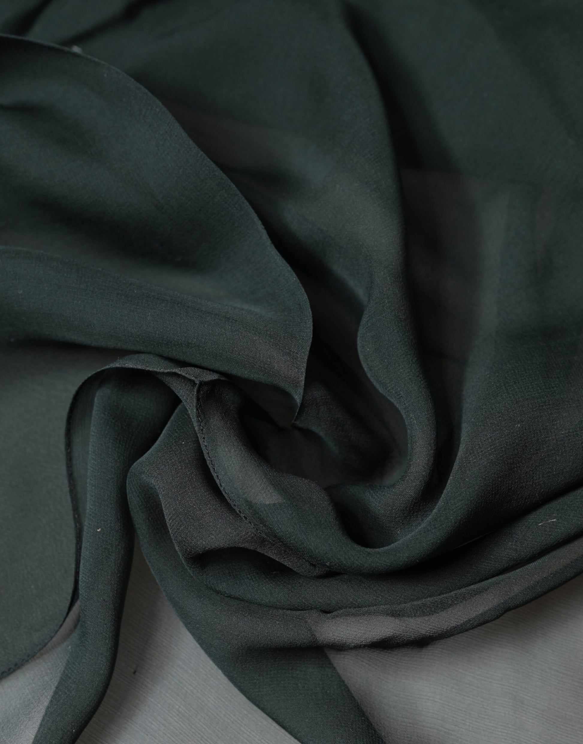 Foulard Écharpe Tour de Cou en Soie Vert Foncé Dolce & Gabbana