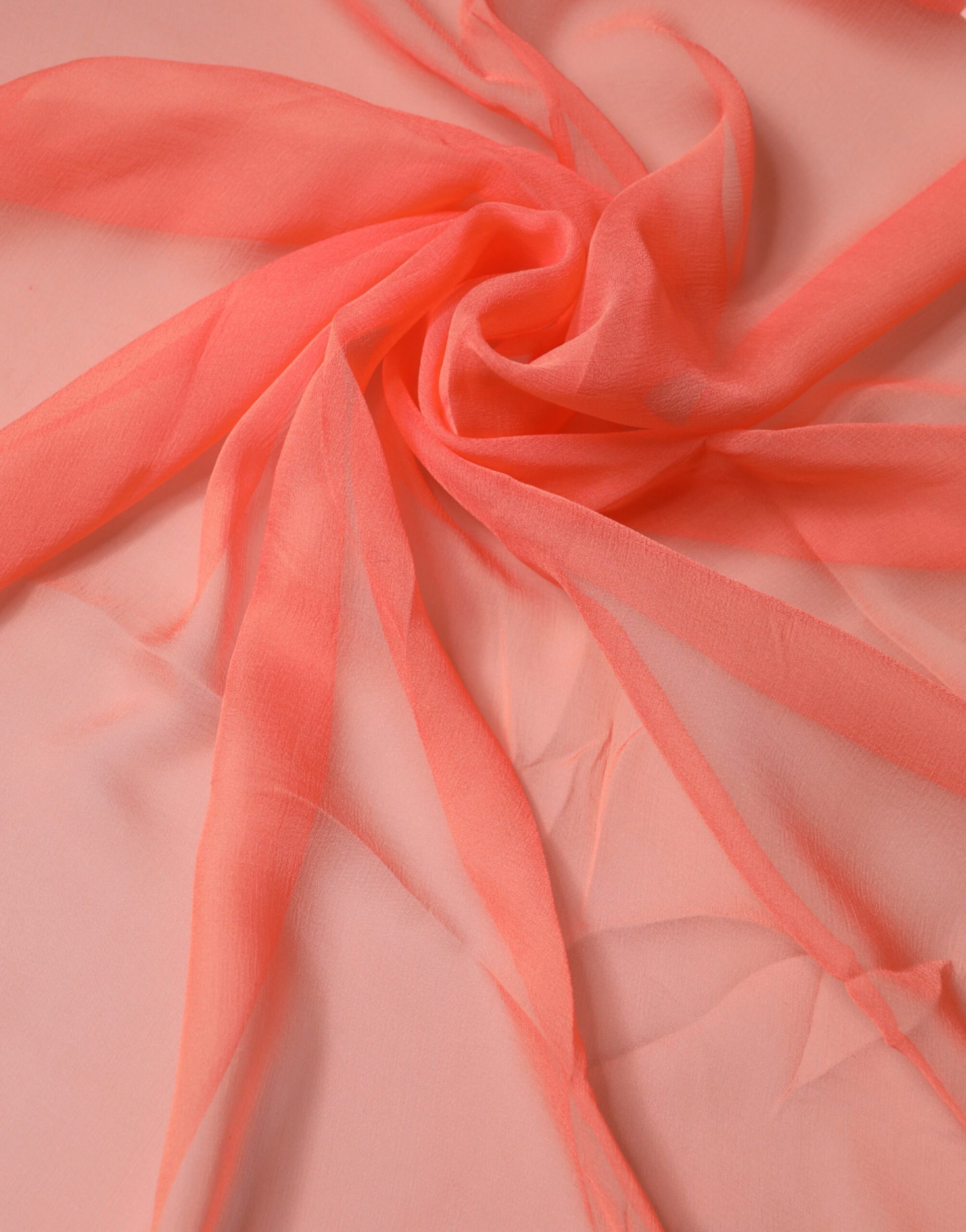 Écharpe châle foulard en soie orange Dolce & Gabbana pour homme