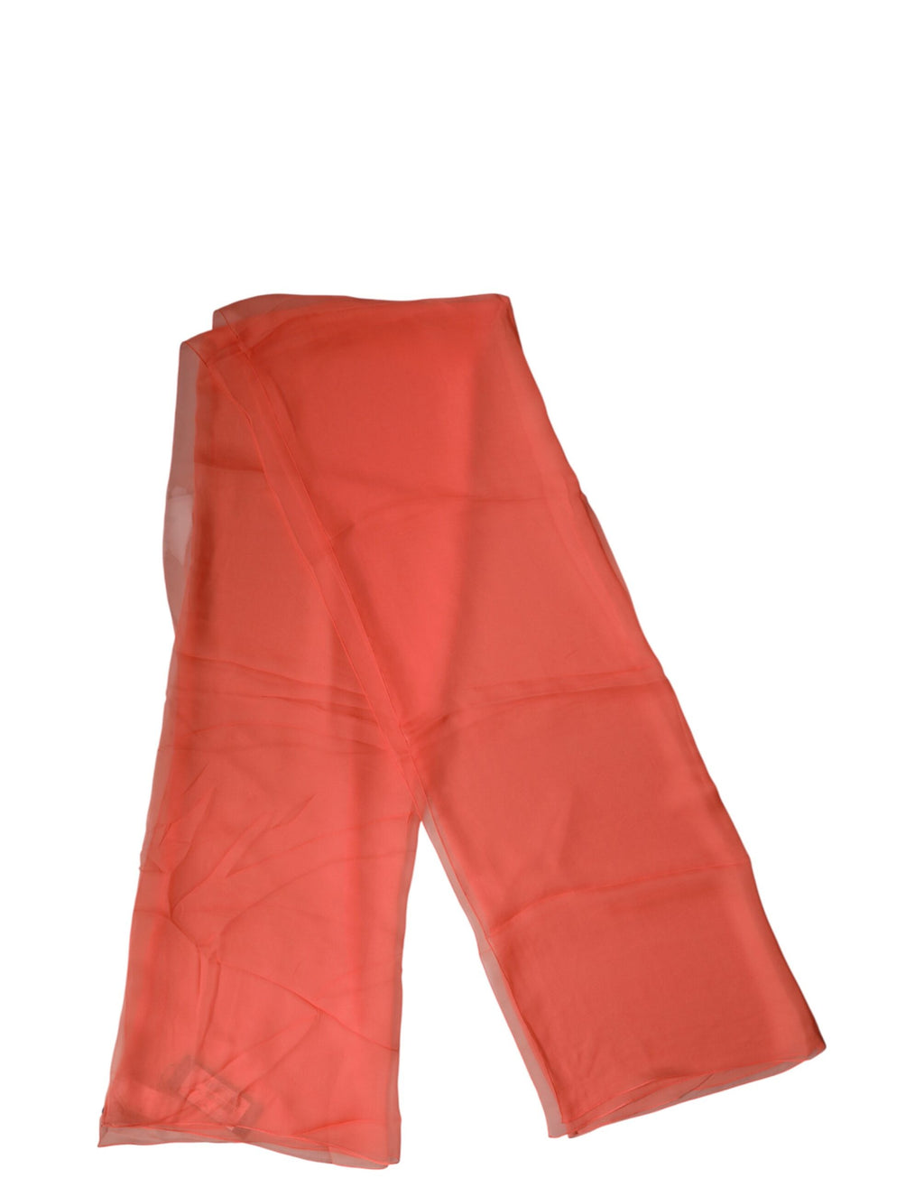 Écharpe châle foulard en soie orange Dolce & Gabbana pour homme