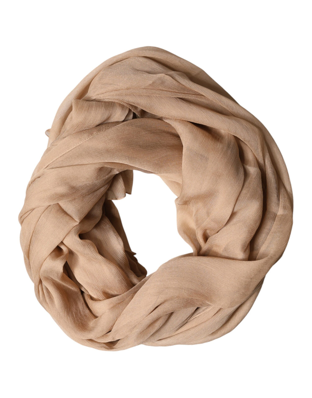 Dolce & Gabbana Étole en soie marron Écharpe Foulard Homme