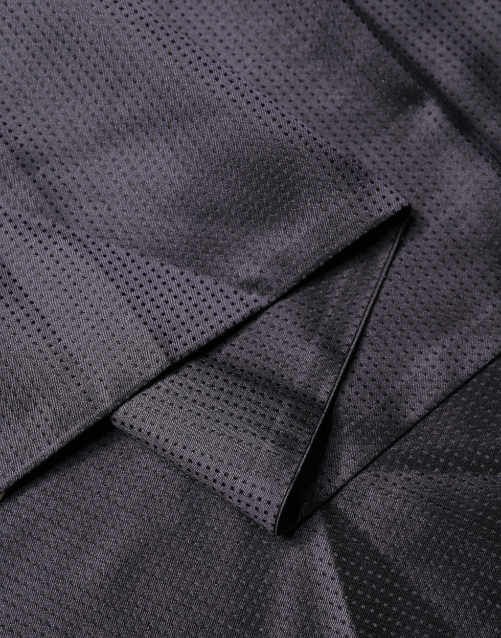 Foulard Dolce & Gabbana en satin de soie noir à franges