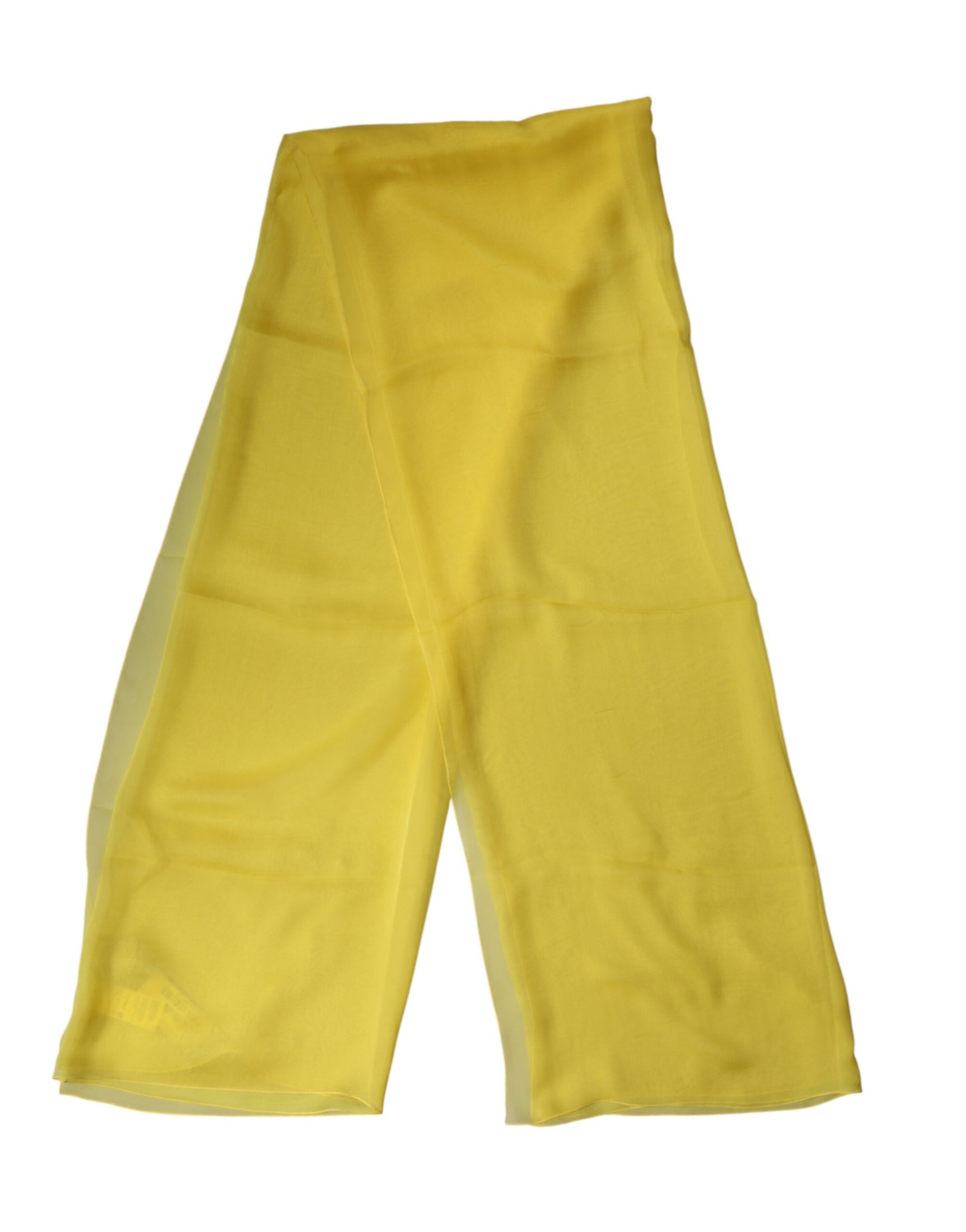 Étole de cou en soie jaune Dolce & Gabbana Foulard pour homme 200cm x 130cm