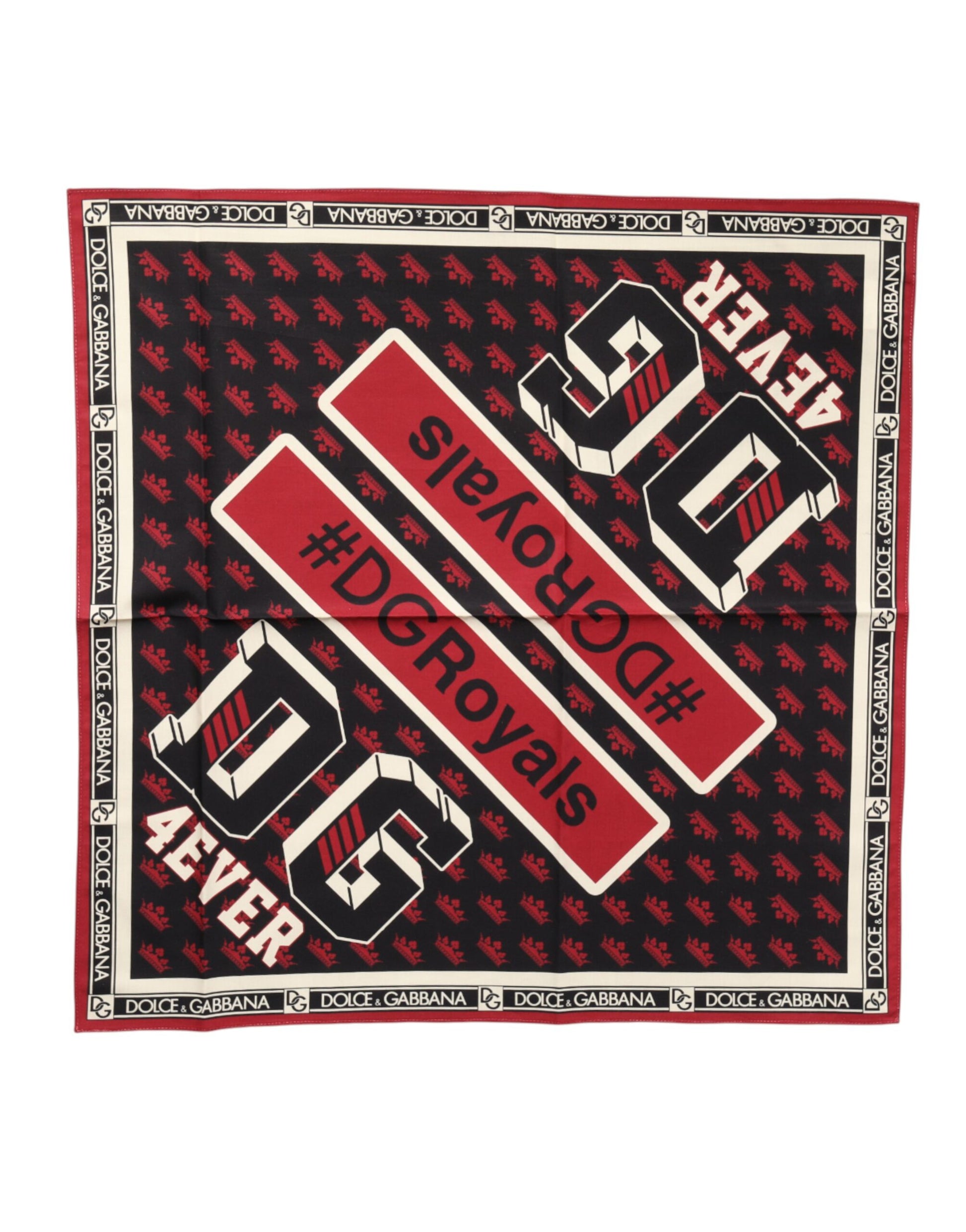 Foulard carré Dolce & Gabbana multicolore #DGRoyals 50cm x 49,5cm