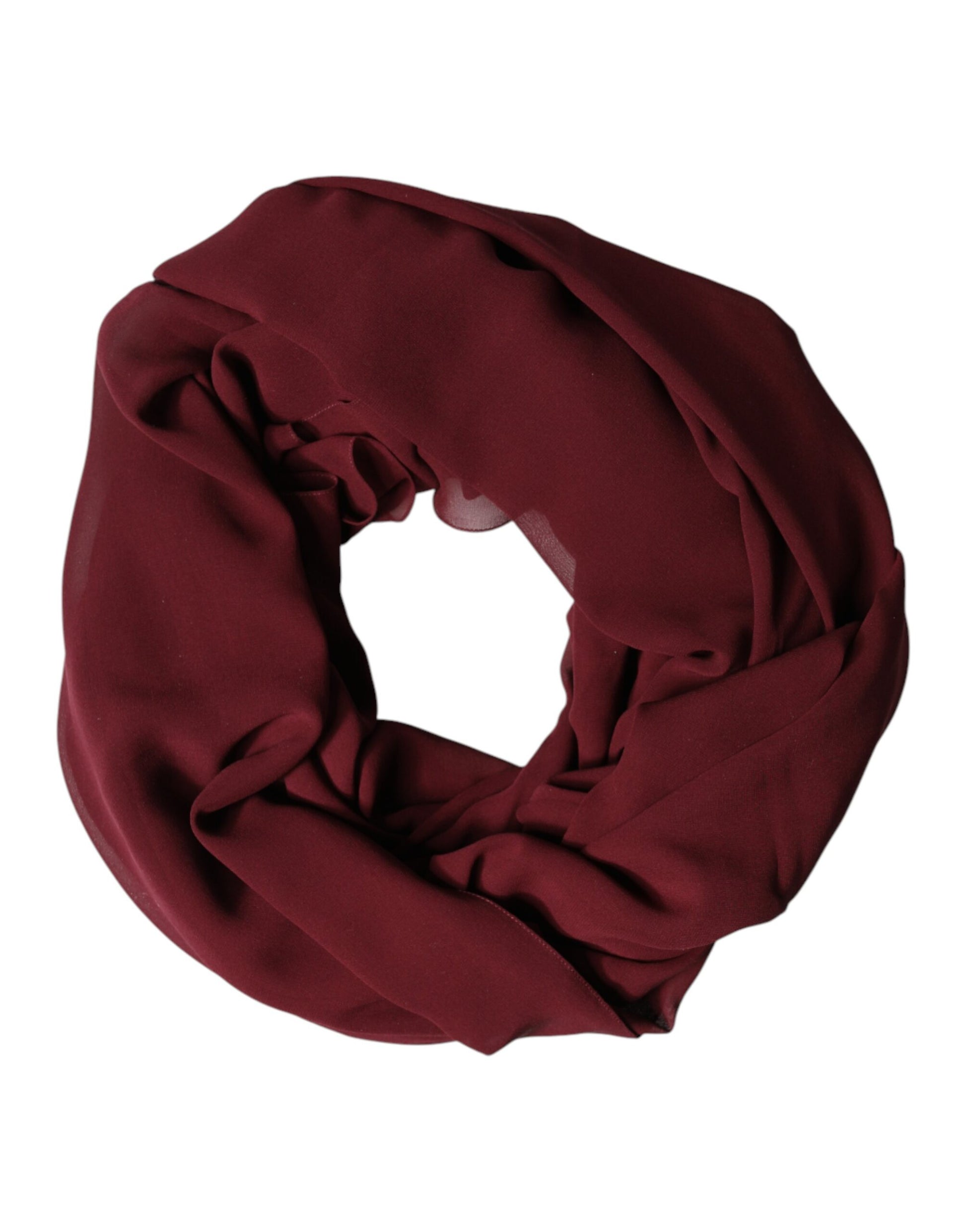 Écharpe Châle en soie bordeaux Dolce & Gabbana pour homme 200cm x 130cm