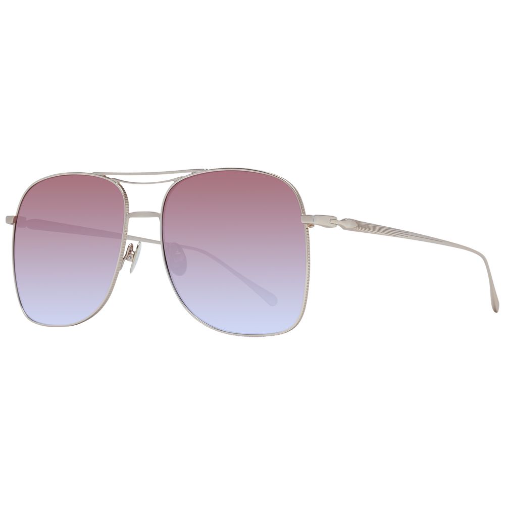 Lunettes de soleil en acier inoxydable doré Scotch & Soda