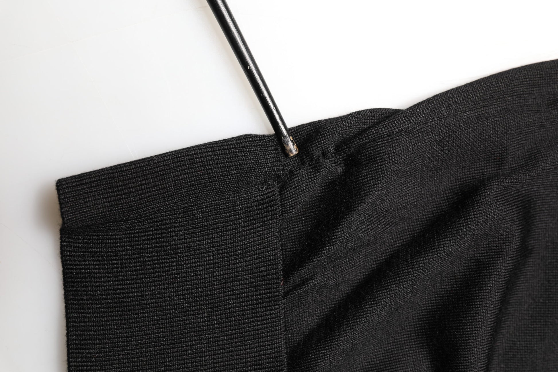 T-shirt de polo Dolce & Gabbana en soie noire à col et manches courtes