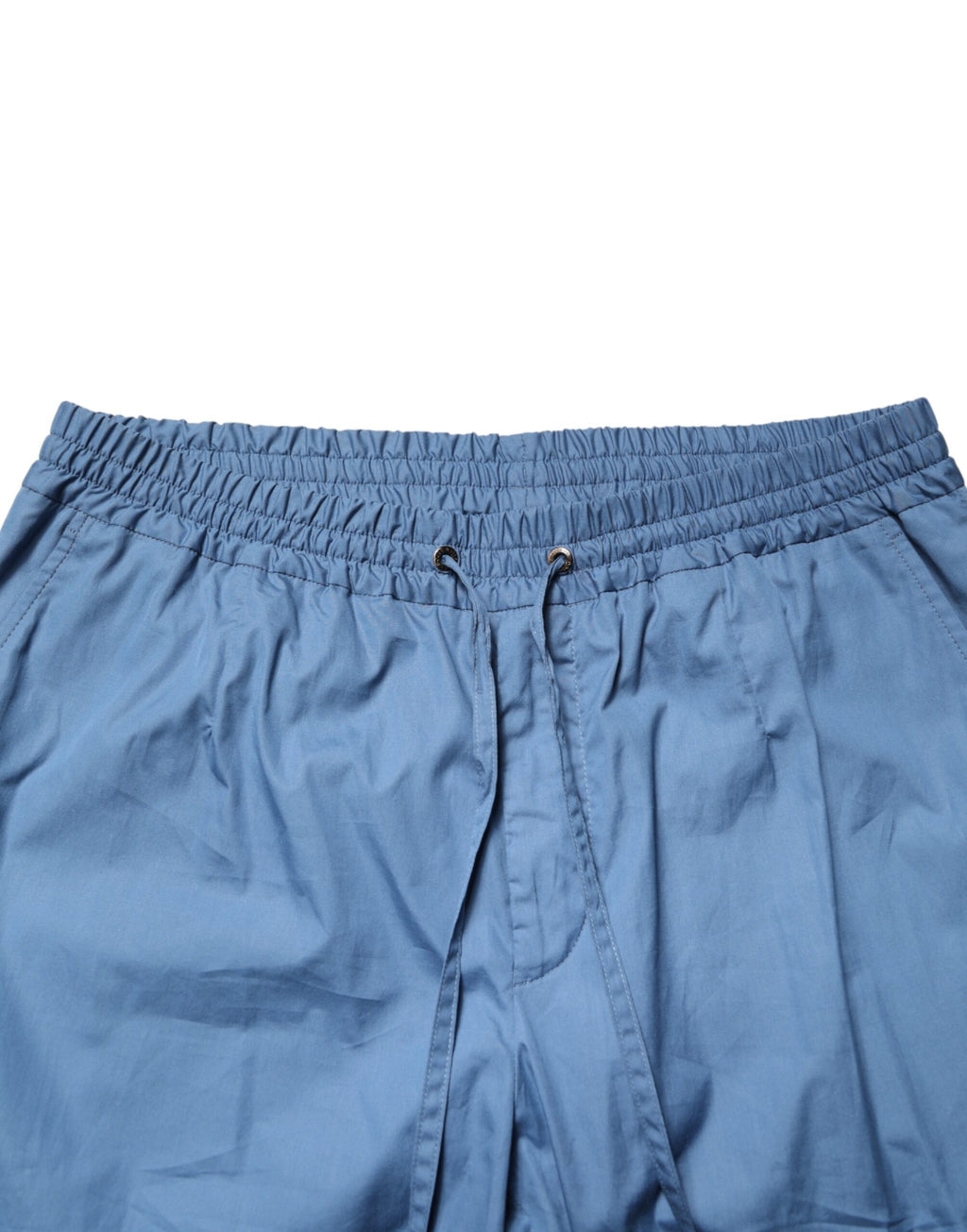 Costume croisé 2 pièces en coton bleu Dolce & Gabbana