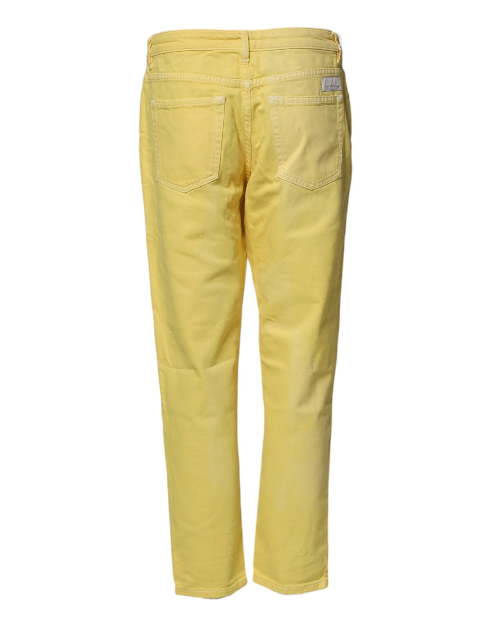 Nine In The Morning Jean Fuselé Taille Moyenne Jaune