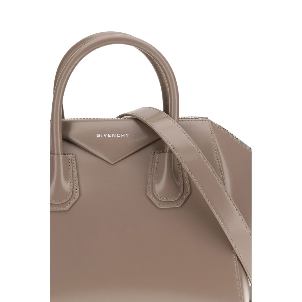 Sac à main Givenchy en cuir de veau gris Bos Taurus
