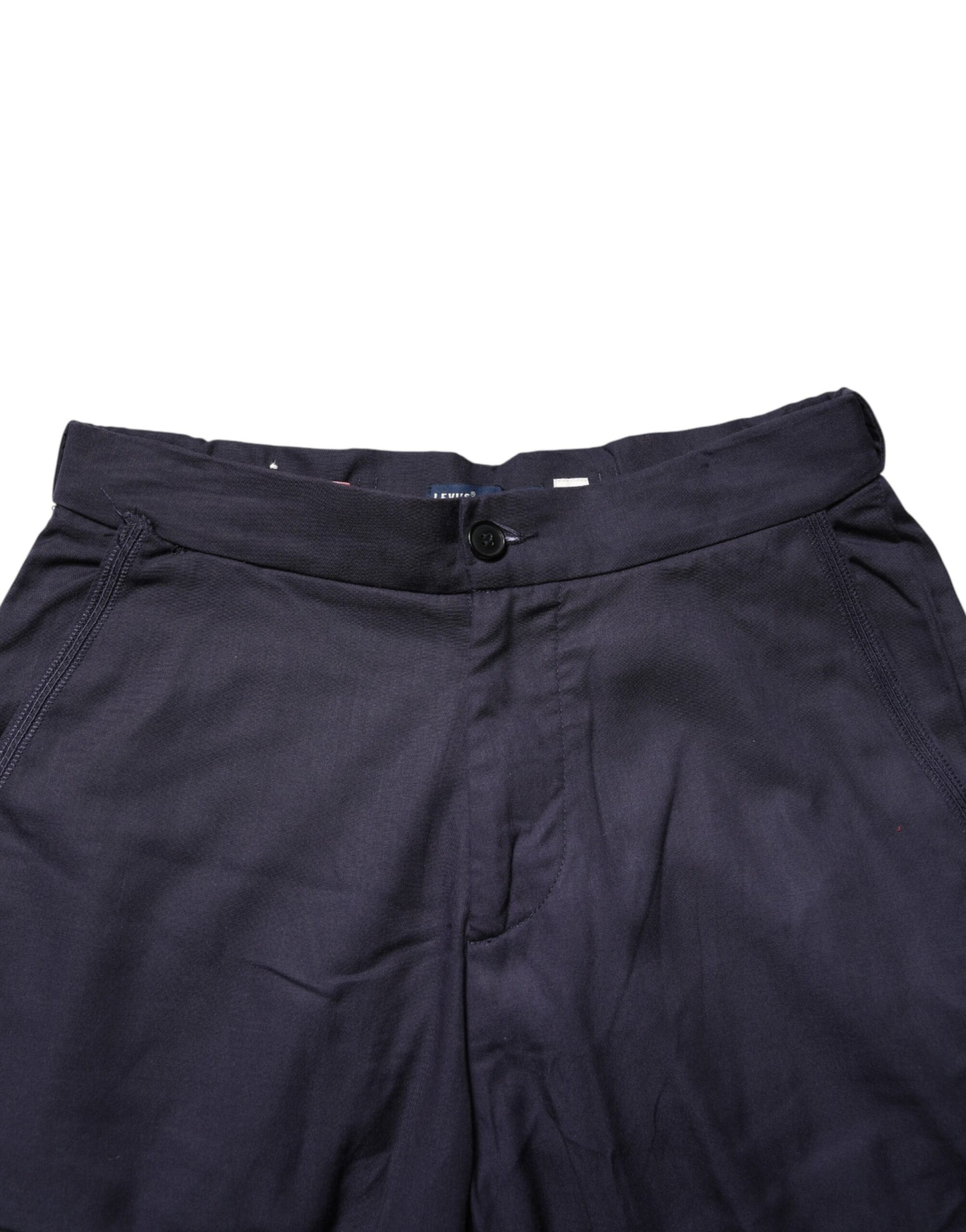 Pantalon chino décontracté Levi's bleu marine coupe droite taille haute