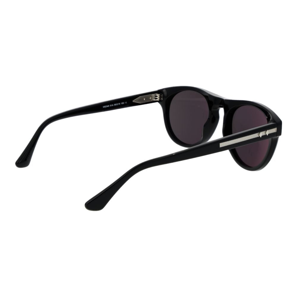 Web Black Acetate Sunglasses