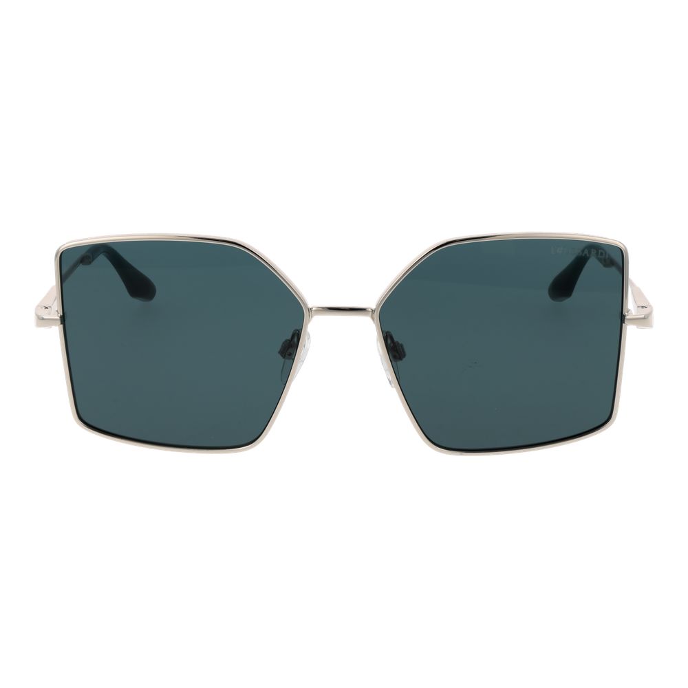 Lunettes de soleil Trussardi en métal argenté