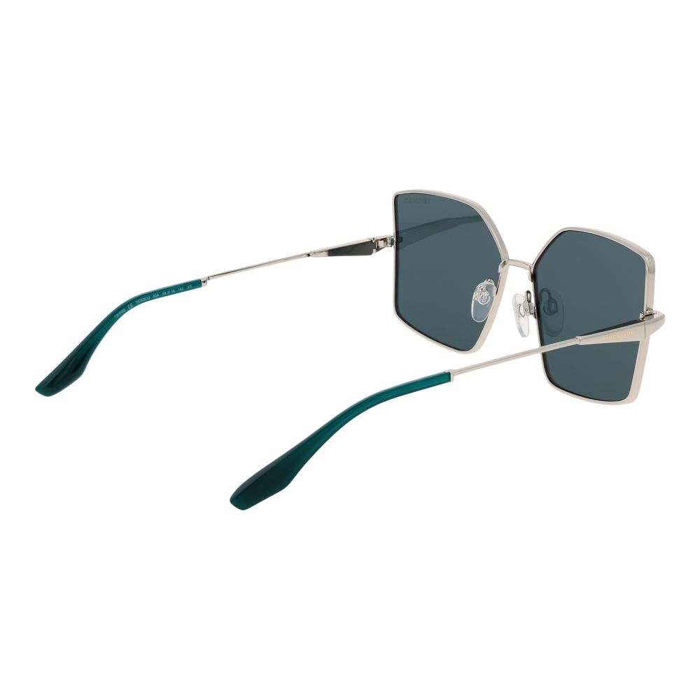 Lunettes de soleil Trussardi en métal argenté