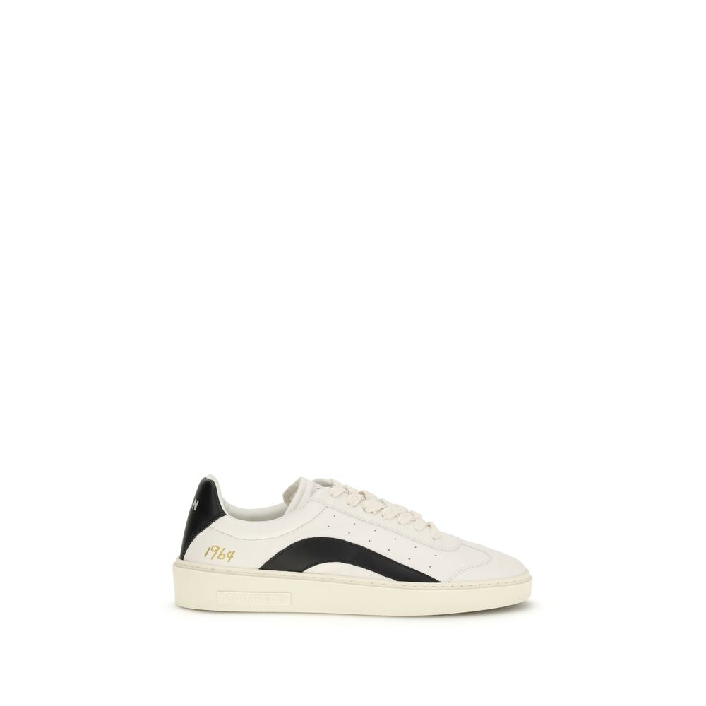 Baskets basses Dsquared² en cuir de veau multicolore Bos Taurus