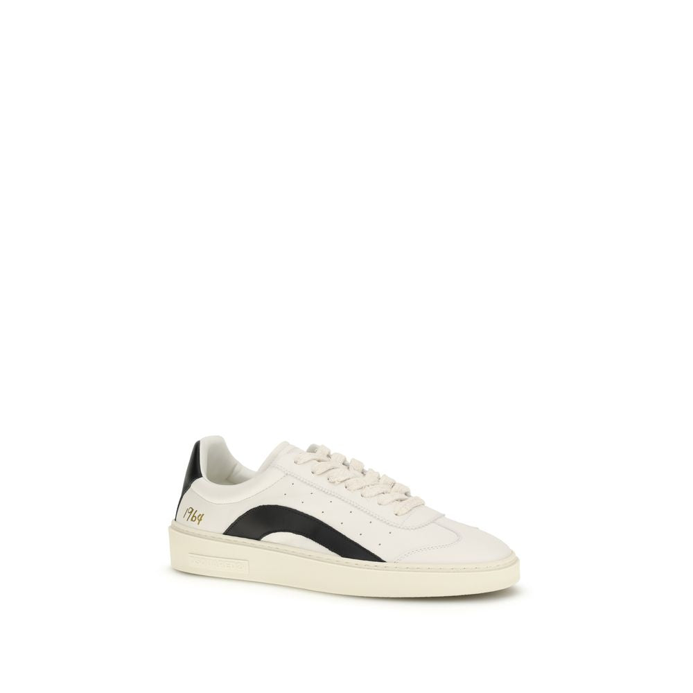 Baskets basses Dsquared² en cuir de veau multicolore Bos Taurus