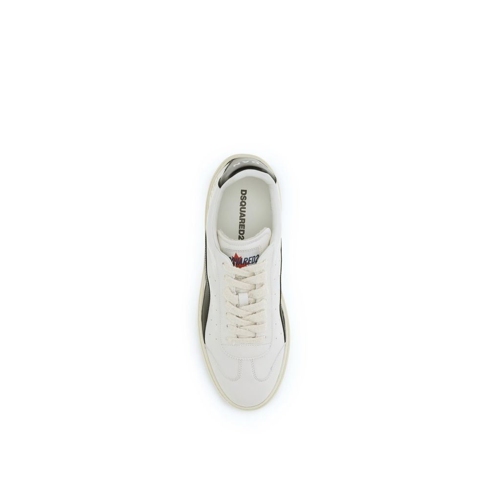 Baskets basses Dsquared² en cuir de veau multicolore Bos Taurus