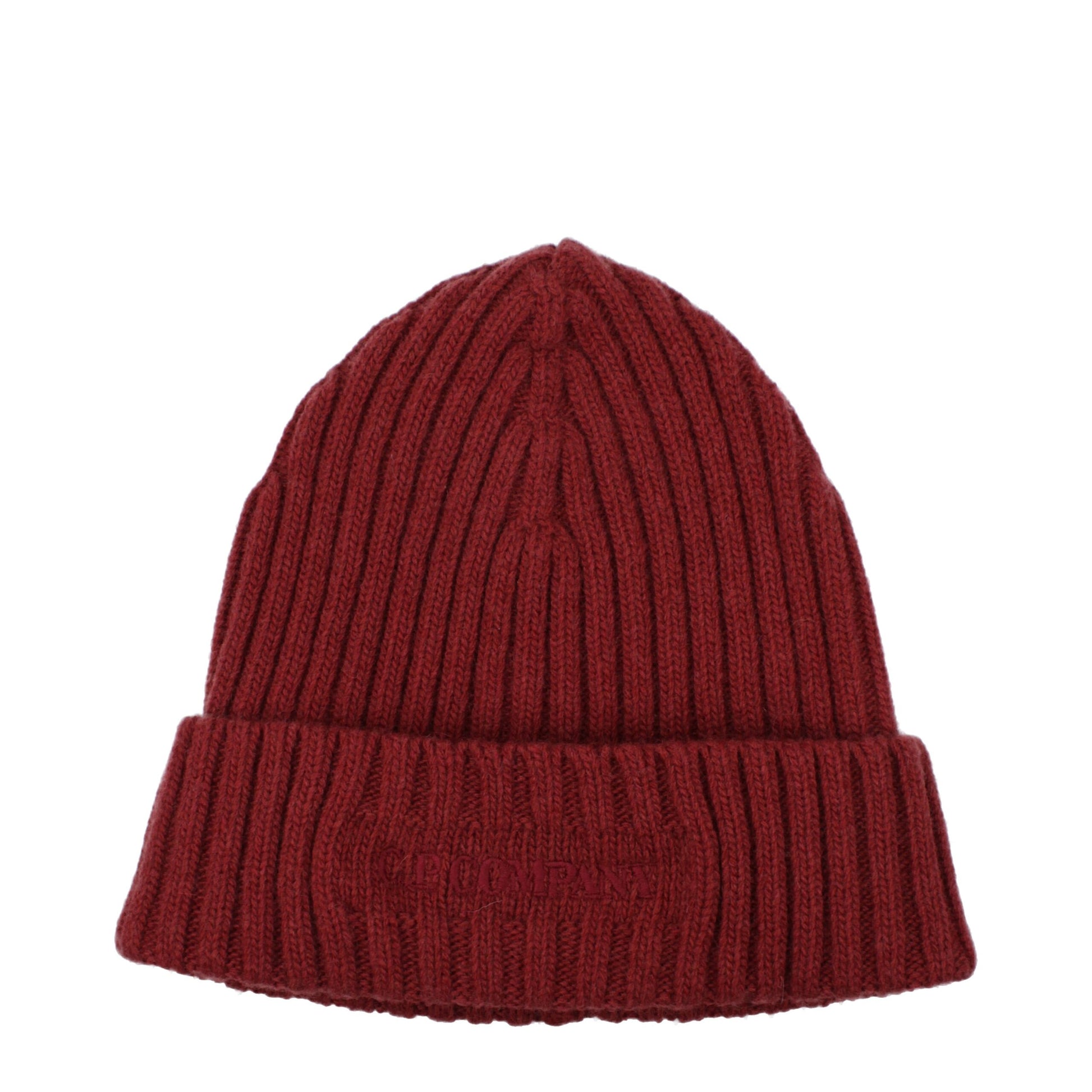 Bonnet C.P. Company en laine rouge