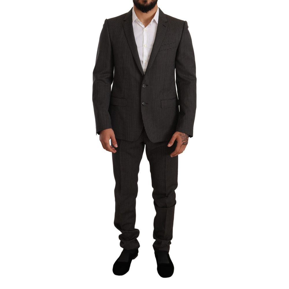 Costume deux pièces Dolce & Gabbana en laine vierge noire