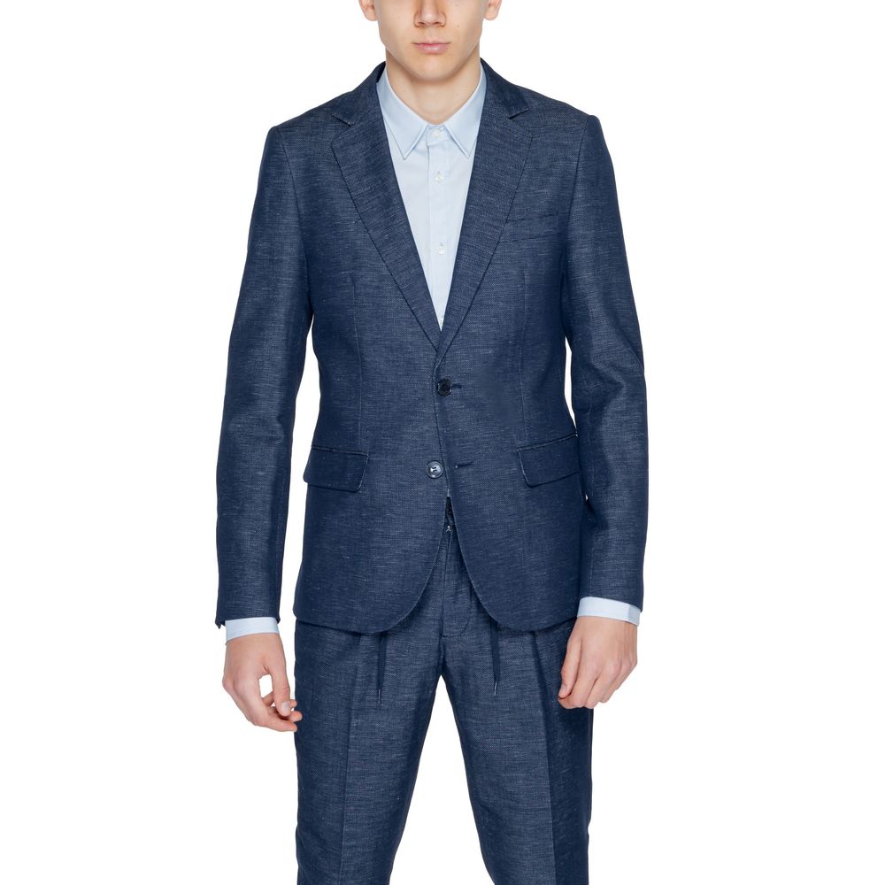 Blazer en coton bleu Antony Morato