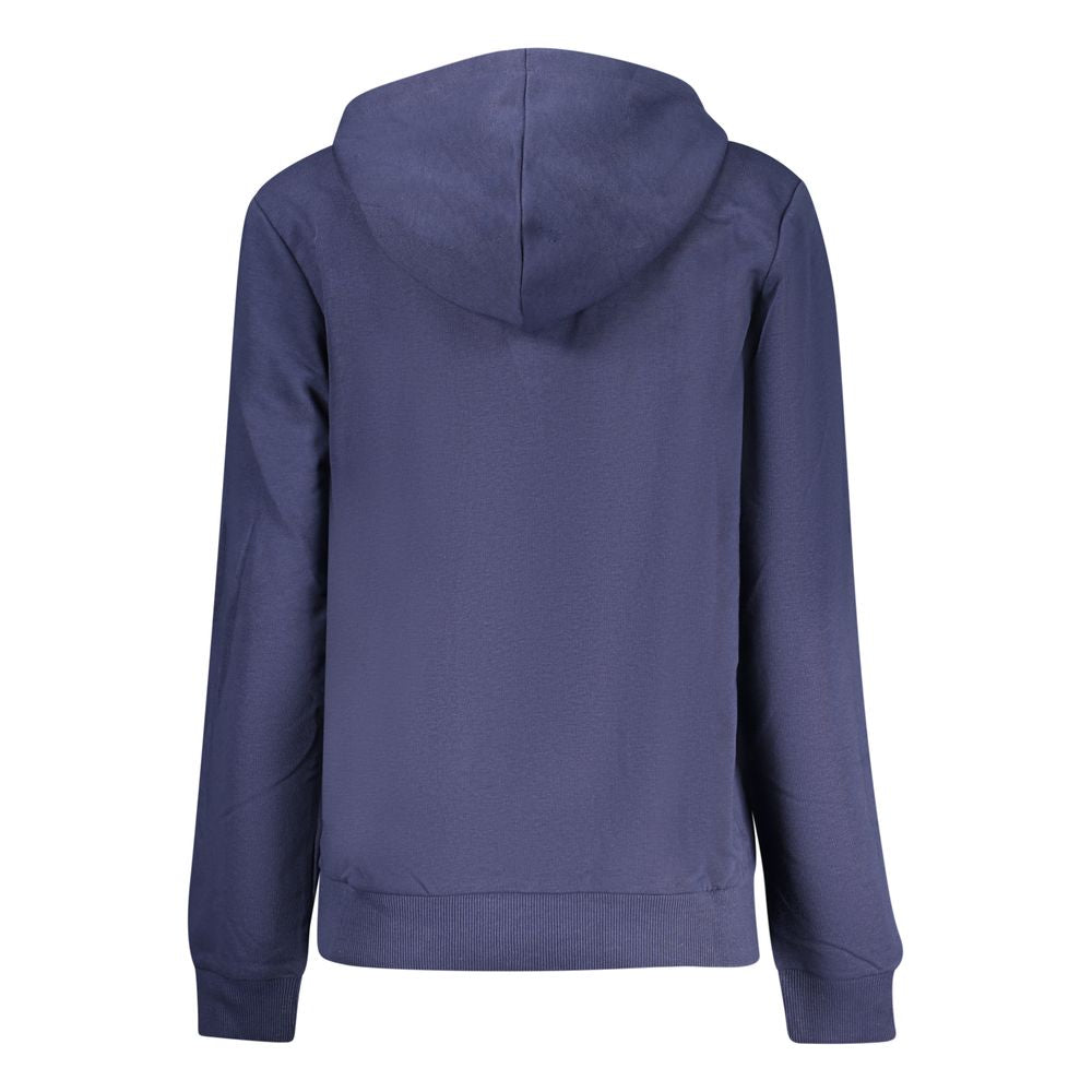 Sweat à capuche Fila bleu en coton biologique pour femme
