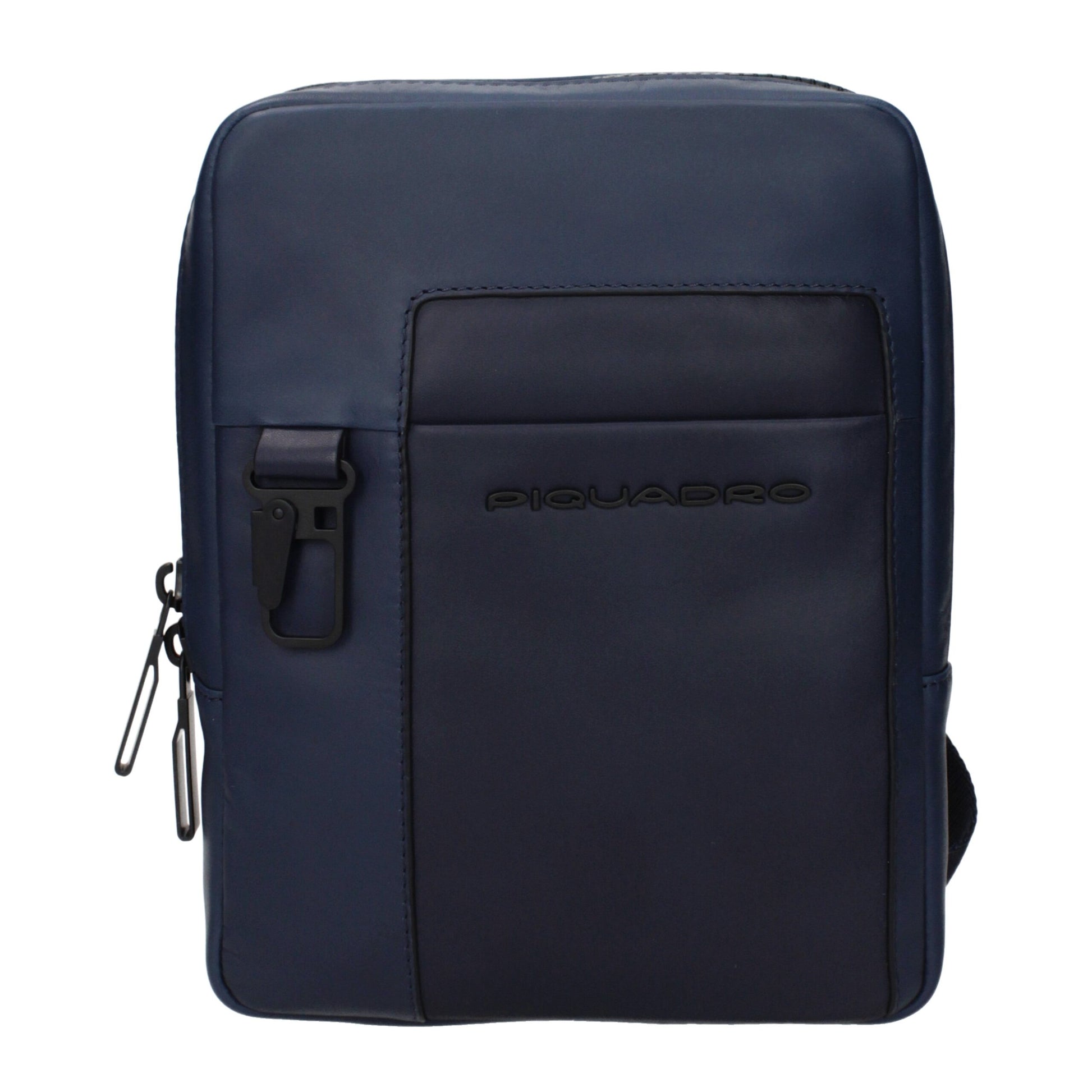 Piquadro Blue Leather Crossbody Bag