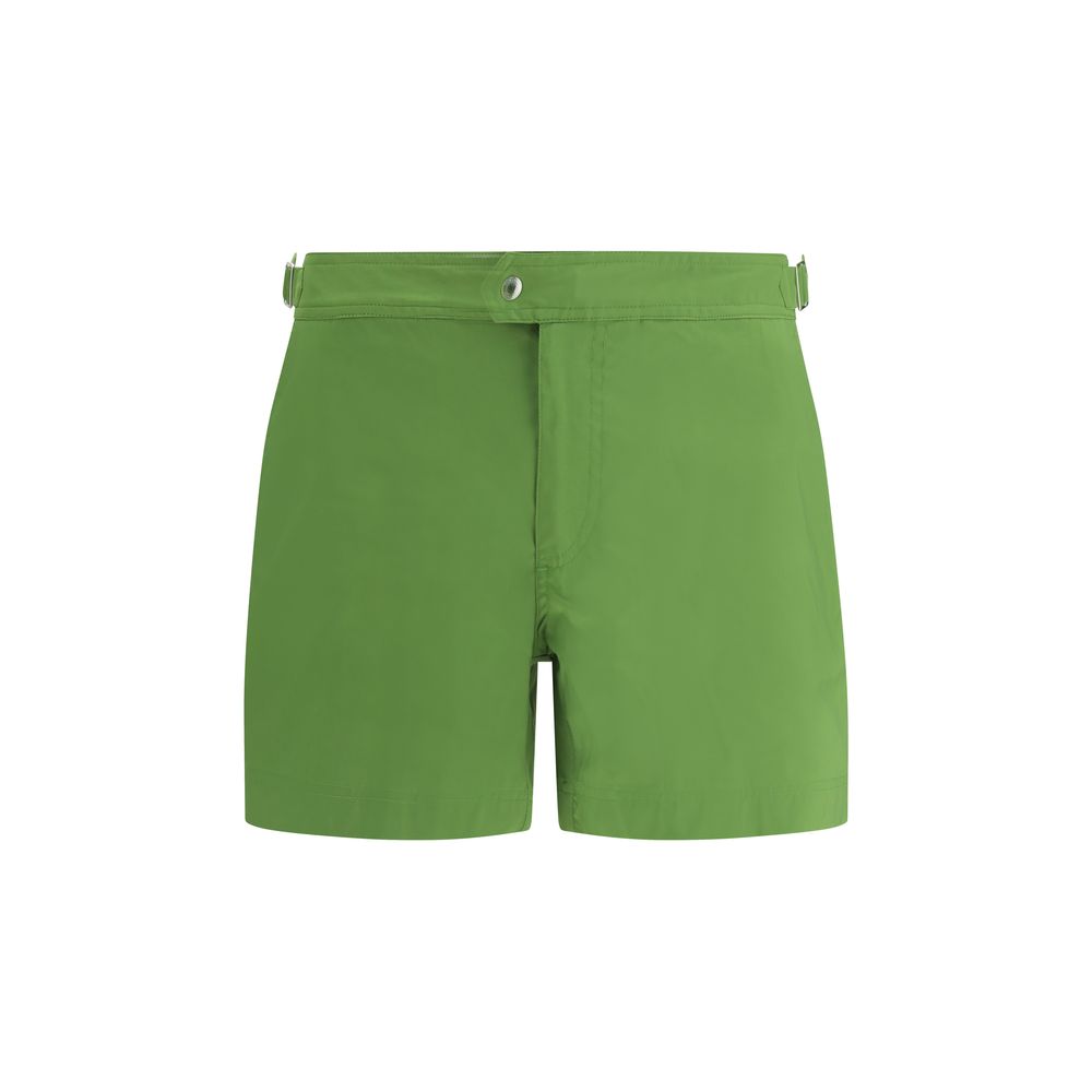 Short de bain bicolore en polyester Tom Ford