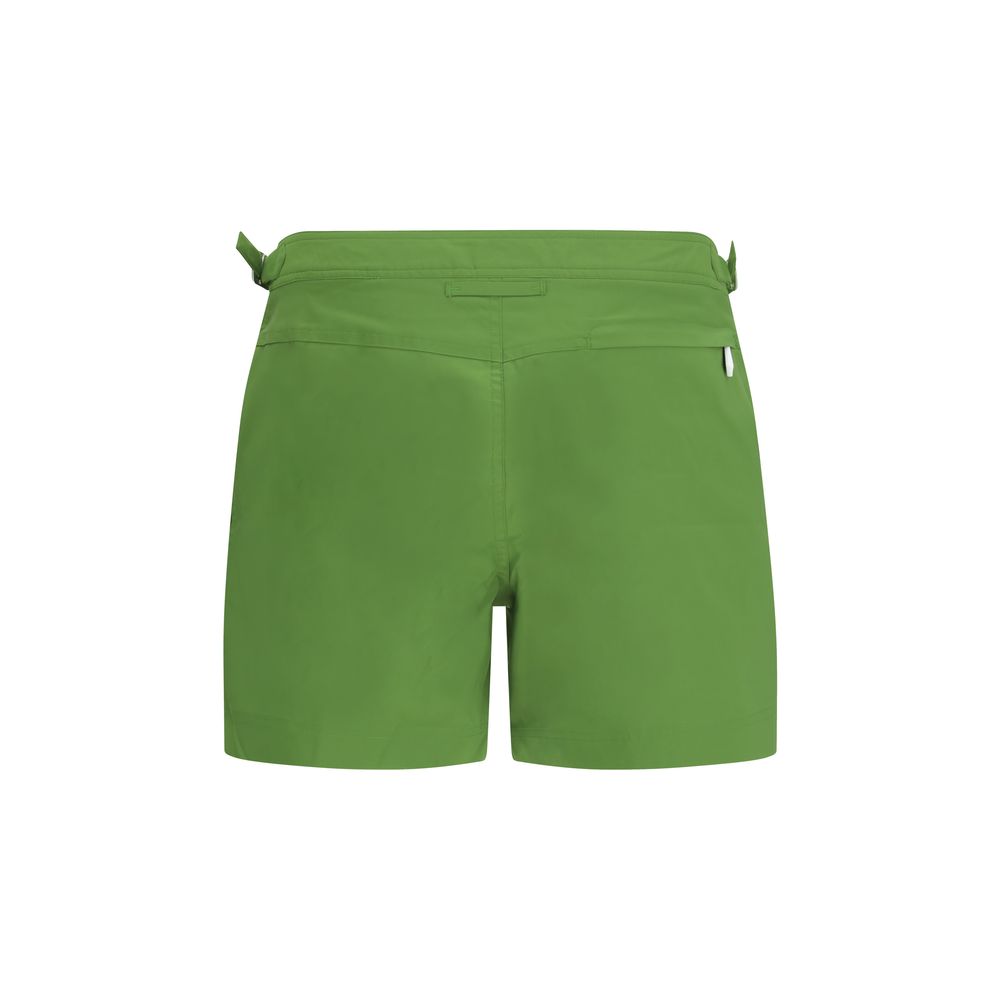 Short de bain bicolore en polyester Tom Ford